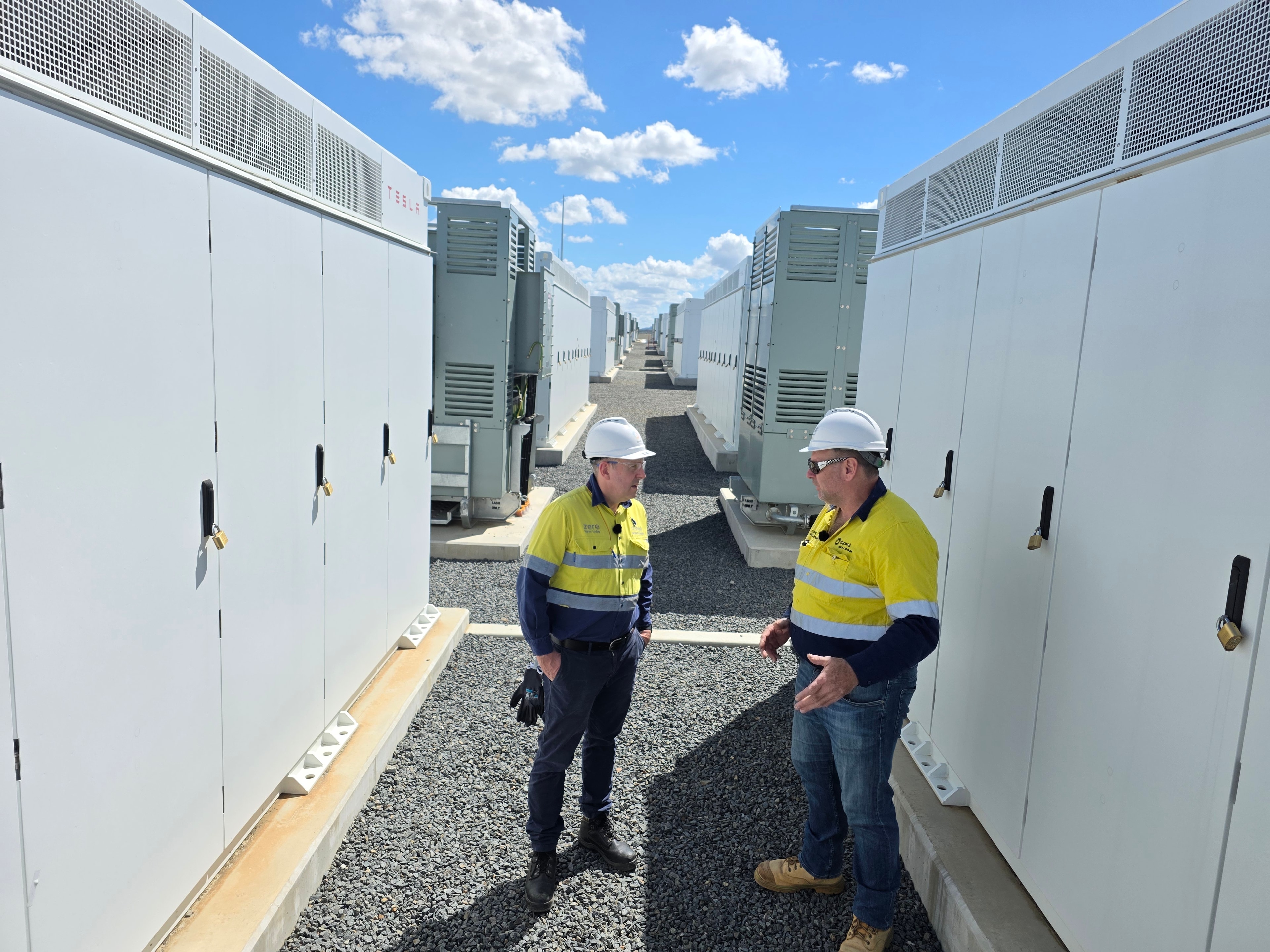 Stanwell Battery CEO site visit