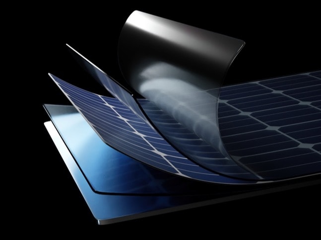 Inside a solar panel